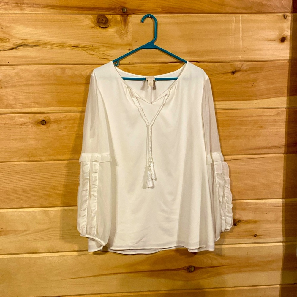 Chico’s size 2 ladies blouse $15